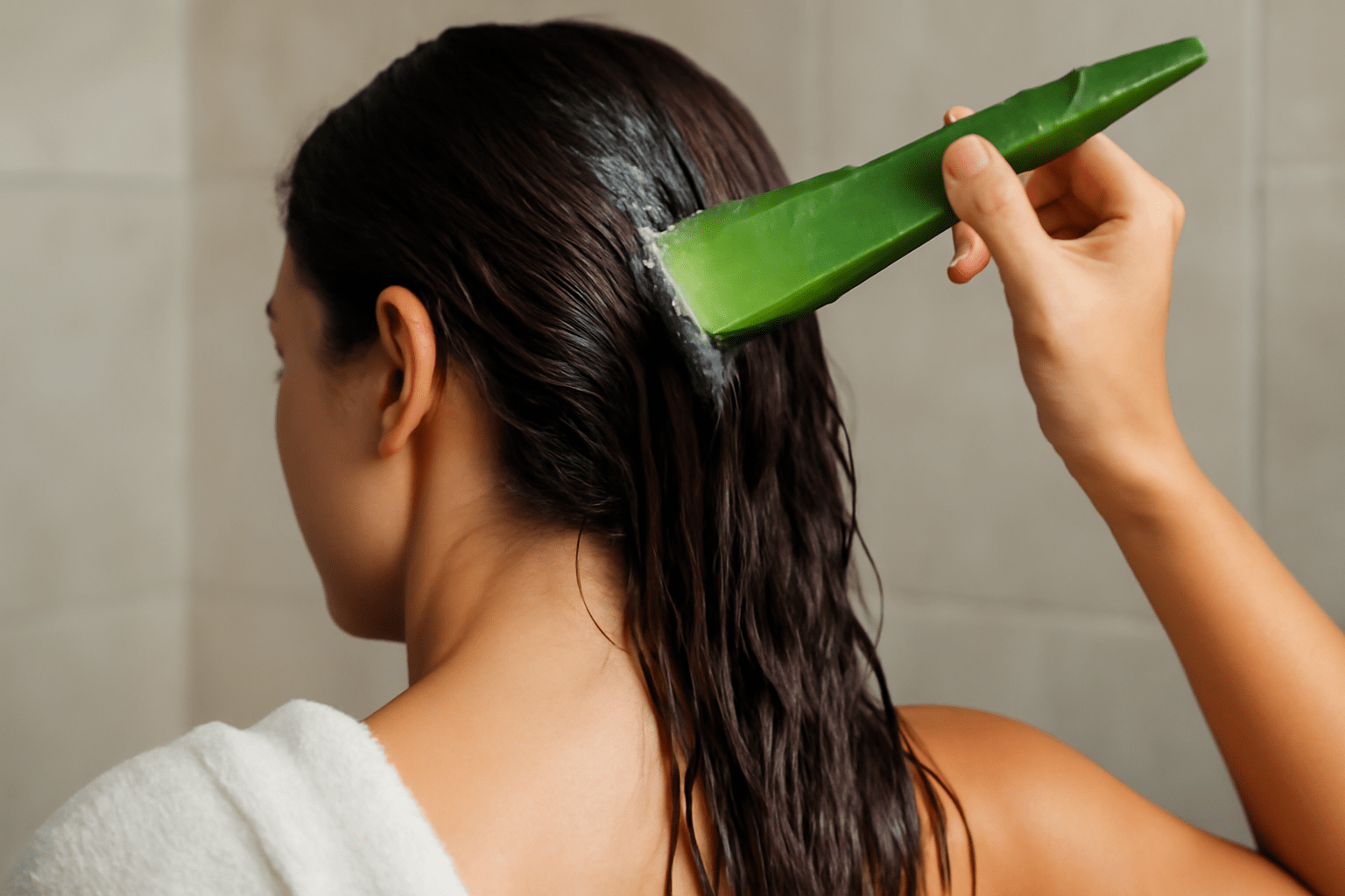 Aloe vera behandling för hårbotten Upptäck de lugnande fördelarna för friskare hår