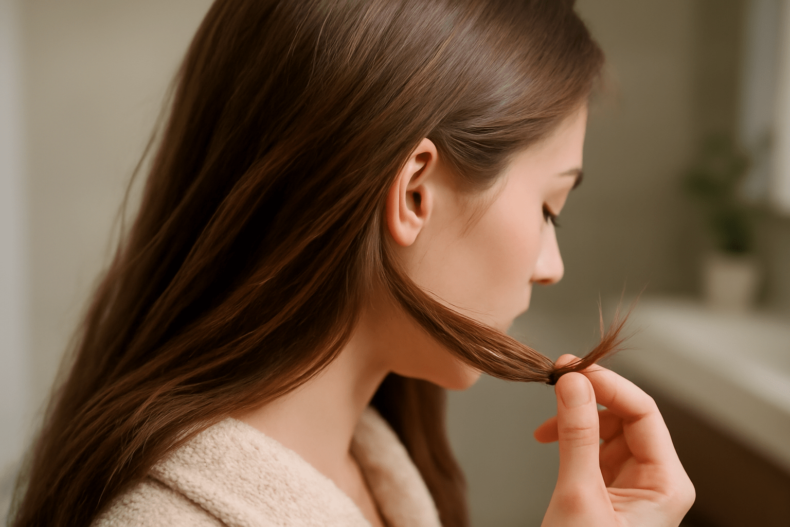 Hur man förhindrar kluvna toppar naturligt: Enkla tips för hälsosammare hår