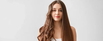 Kvinna met beach waves