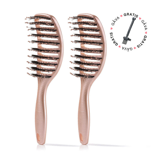 2 st Curvy Brush + Gratis Gåva