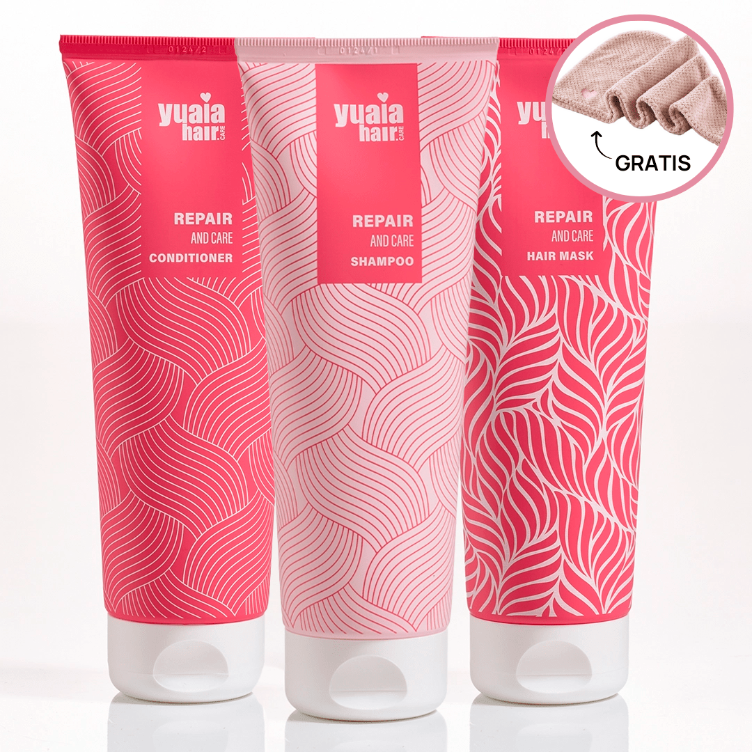 Healthy Hair Kit + Gratis Hårhandduk (Rosa)