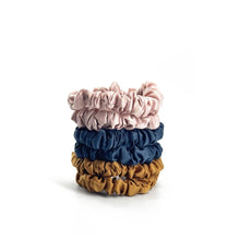 6-pak Soft Satin Scrunchies Small