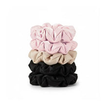 5-pak Soft Satin Scrunchies Medium