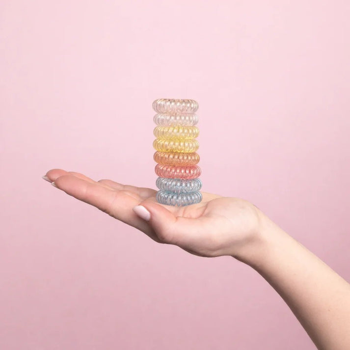 8-Pak Spiral Hårsnoddar