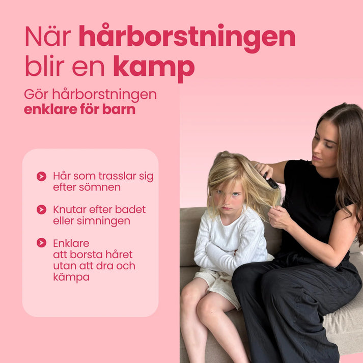 Mini Curvy Brush - hårborste med vildsvinshår