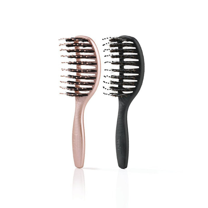 Mini Curvy Brush - hårborste med vildsvinshår