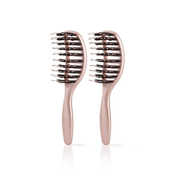 Mini Curvy Brush - hårborste med vildsvinshår