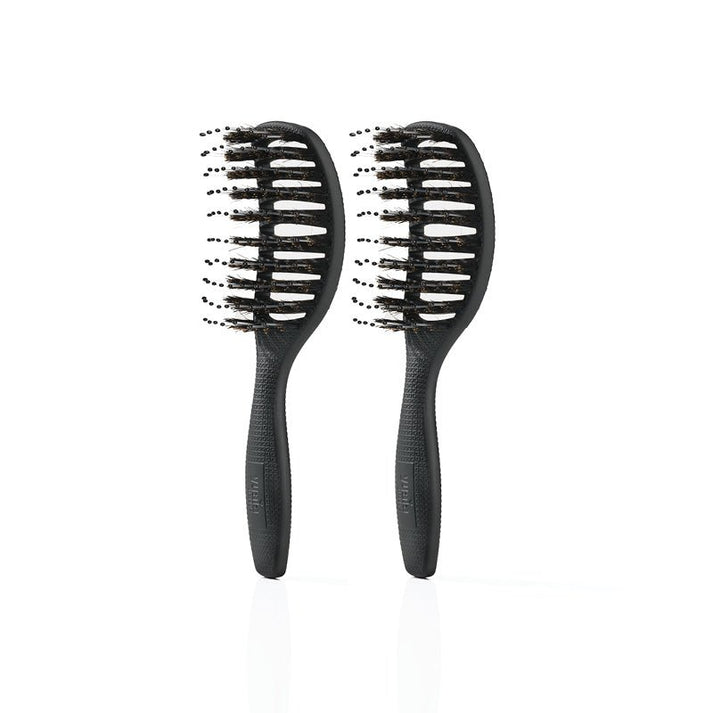 Mini Curvy Brush - hårborste med vildsvinshår
