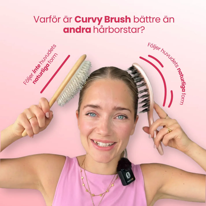 2 st Curvy Brush + Gratis Gåva