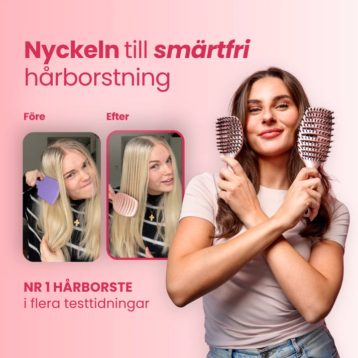 2 st Curvy Brush + Gratis Gåva