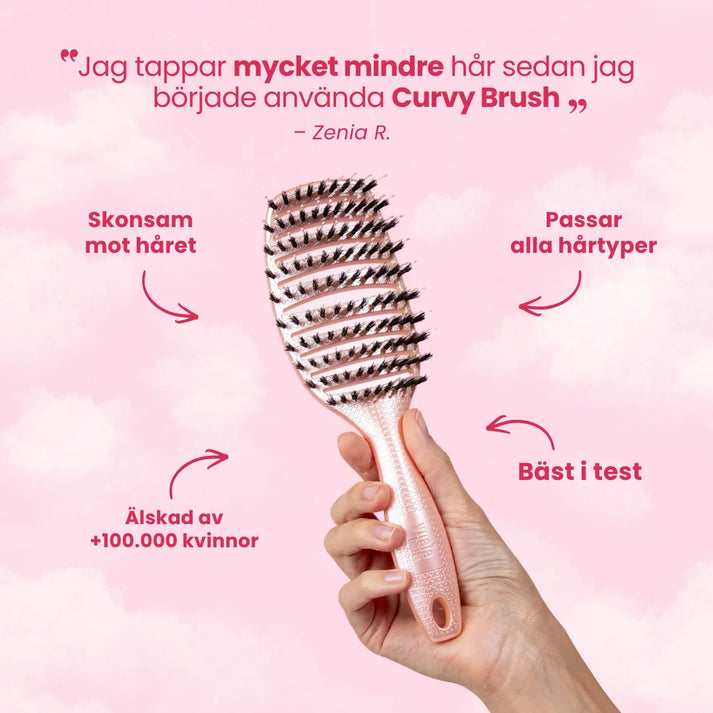 2 st Curvy Brush + Gratis Gåva