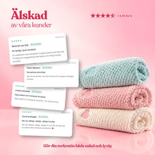 Mikrofiberhandduk för hår