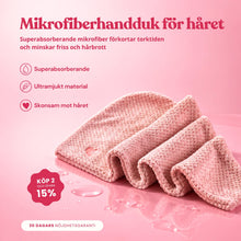 Mikrofiberhandduk för hår