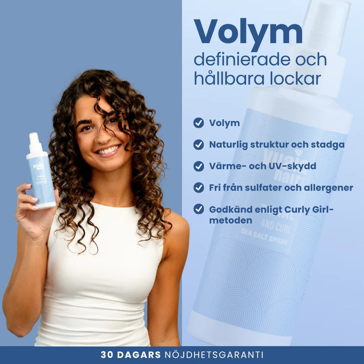 Twirl and Curl Saltvattenspray för hår 150 ml