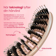 Mini Curvy Brush - hårborste med vildsvinshår