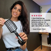 2 st Curved Paddle Brush + Gratis Cleaning Brush