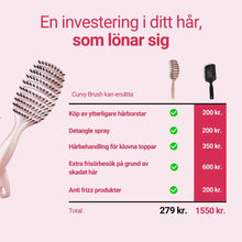 2 st Curvy Brush + Gratis Gåva