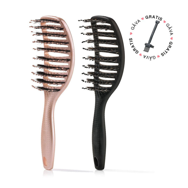 2 st Curvy Brush + Gratis Gåva