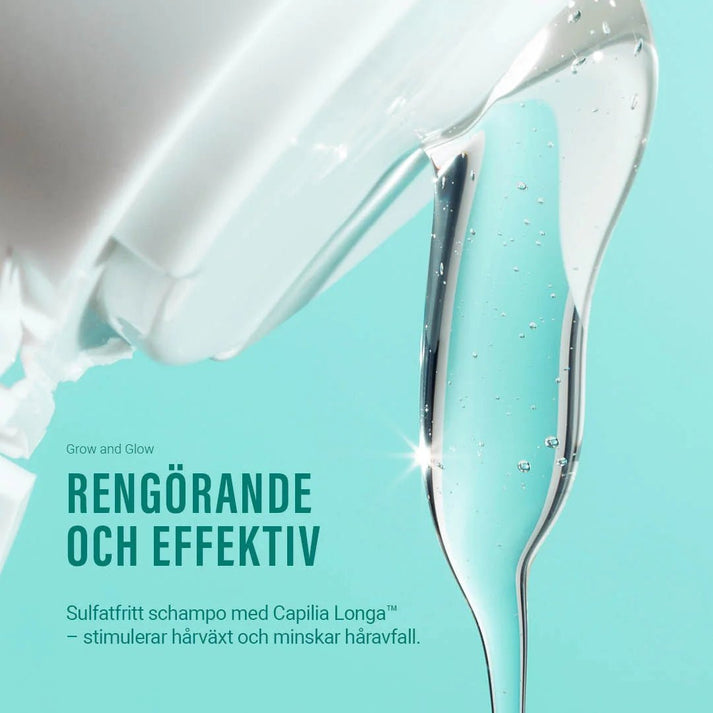 Grow and Glow schampo och balsam 250 ml - sulfatfritt & silikonfritt
