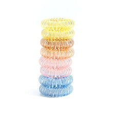 8-pack spiralformade hårsnoddar