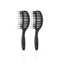Mini Curvy Brush - hårborste med vildsvinshår