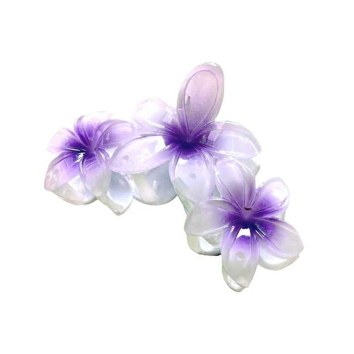 Hårklämma med blomma