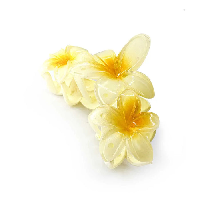 Hårklämma med blomma